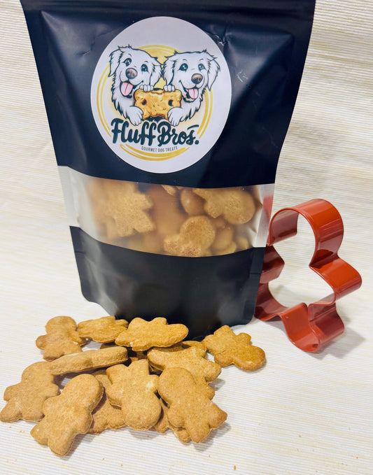Fluff Bros Gingerbread Crunch Natural  Dog Treats