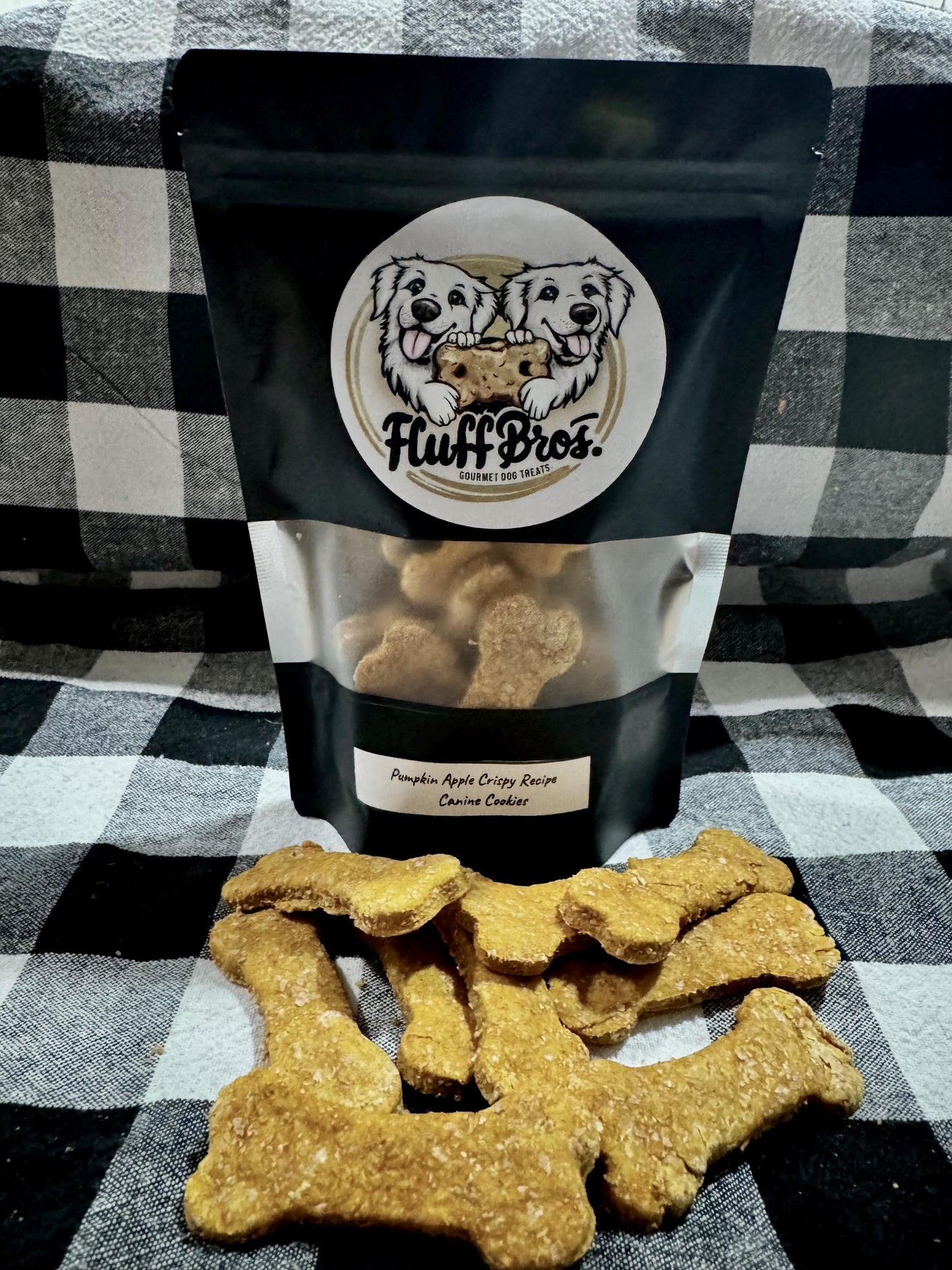 Natural Homemade Dog Treats Pumpkin Apple Crispy Recipe