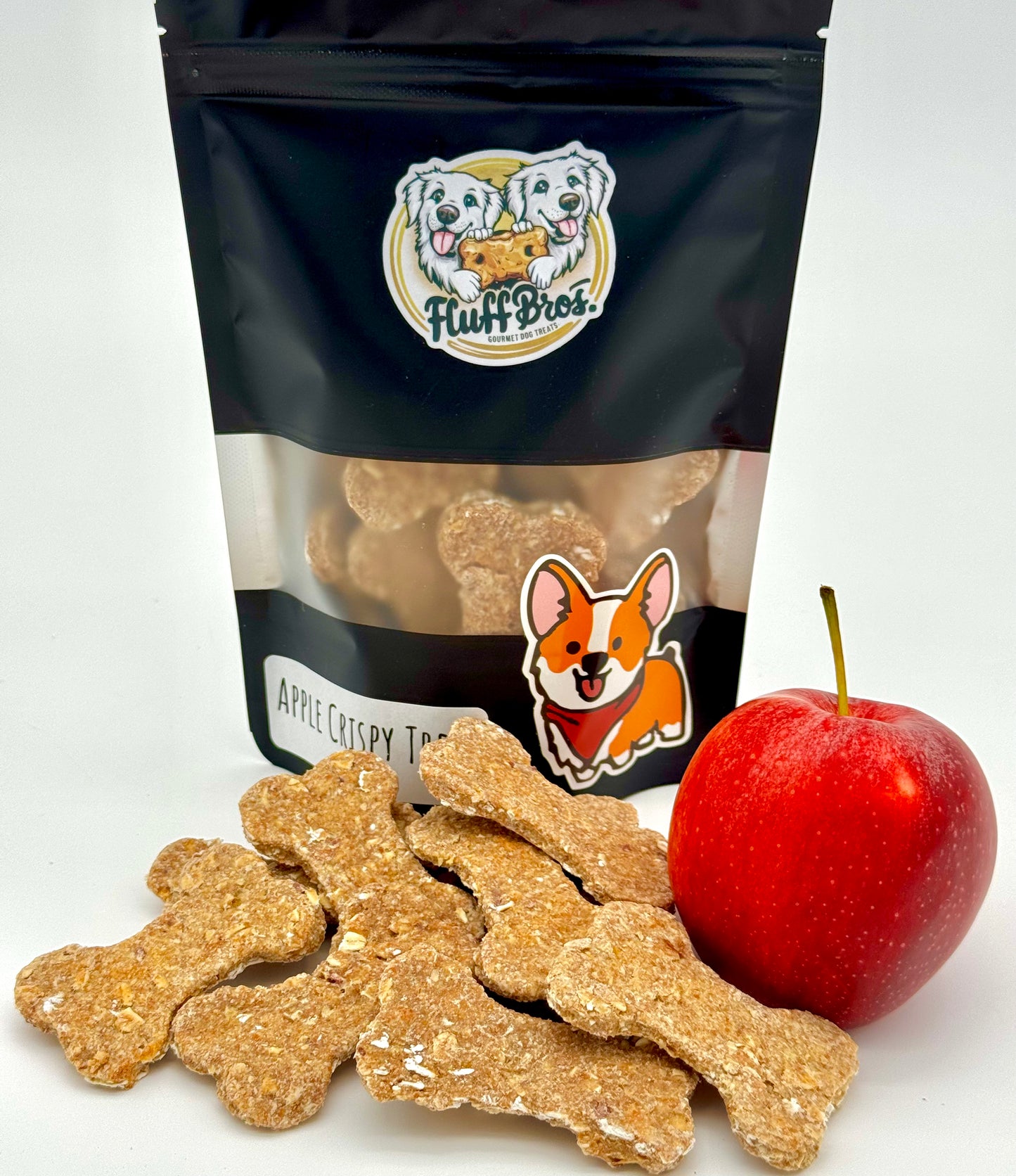 Fluff Bros Apple Crispy Natural Apple Dog Treats